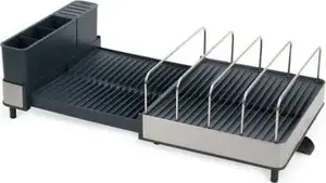Dish drainer joseph joseph Extend Max Steel compact design, foldable drying rack for dishes and cutlery