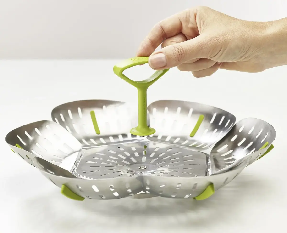 Single steamer basket Joseph Joseph Bloom Steel Folding Photo 2