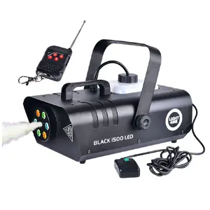 Tvaika/dūmu ģenerators Light4Me BLACK 1500 1500W – skatuves dūmu mašīna, jaudīgs dūmu izplūdes