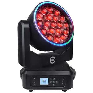 Pārvietojama galva Light4Me ZOOM WASH 19X15 RING LED — Light4Me ZOOM WASH 19X15 RING LED