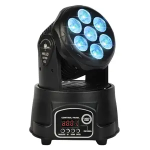 Moving head light Light4Me COMPACT PMH 7x8W LED — 7x 8W RGBW LEDs, wash moving head