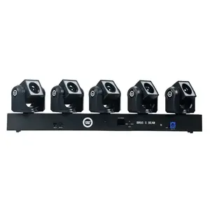 Moving head effect light Light4Me BROS 5 BEAM LED — 5 moving heads, beam effect