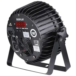 Skatuves prožektors Light4Me ALU QUAD PAR 18x6W RGBW LED, alumīnija korpuss, 120 W, Powercon in