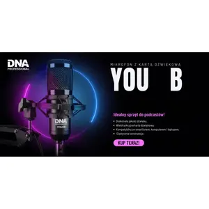 Podcast Kit DNA Professional — YOU2B microphone with audio interface and tripod