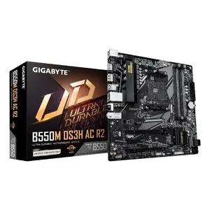 Motherboard GIGABYTE B550M DS3H AC, B550, Socket AM4, Micro ATX