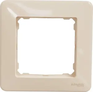 Single-gang wall frame SCHNEIDERE Sedna Design SDD312801 beige