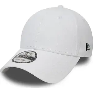Cap New Era Basic 9Forty White Adjustable Fit – classic six-panel, curved visor, adjustable strap