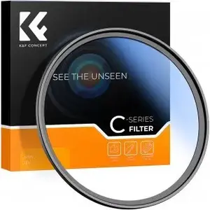 K&F UV Filter 58mm HD MC C Series Slim — KF3978, multi-coated slim ultraviolet lens filter