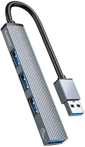 USB-A hub ORICO AH-A13, docking station / splitter, gray