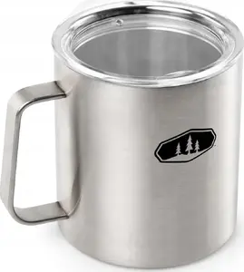 Camp cup GSI Outdoors Glacier Stainless 444 ml, brushed stainless steel