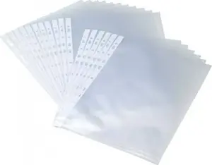 Bantex plastic document sleeves A4 polka dot design 100 pcs