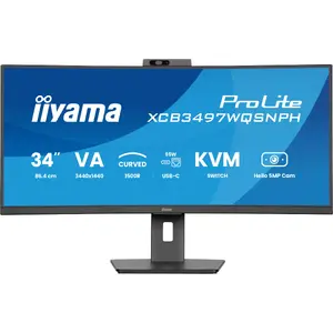 Monitors iiyama ProLite XCB3497WQSNPH-B1 34" UltraWide Quad HD LED 3440 x 1440