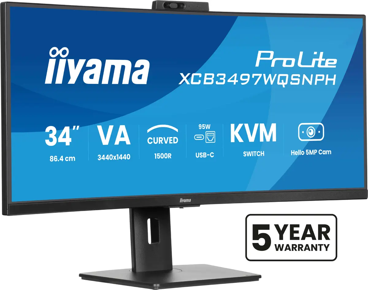 Iiyama ProLite XCB3497WQSNPH-B1 datora monitors 86