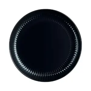 Glass dinner plate Luminarc FR01V2120 25 cm, black