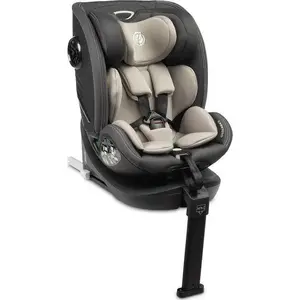 Bērnu auto sēdeklis Caretero Fortis i-Size pelēks, piemērots 40–150 cm