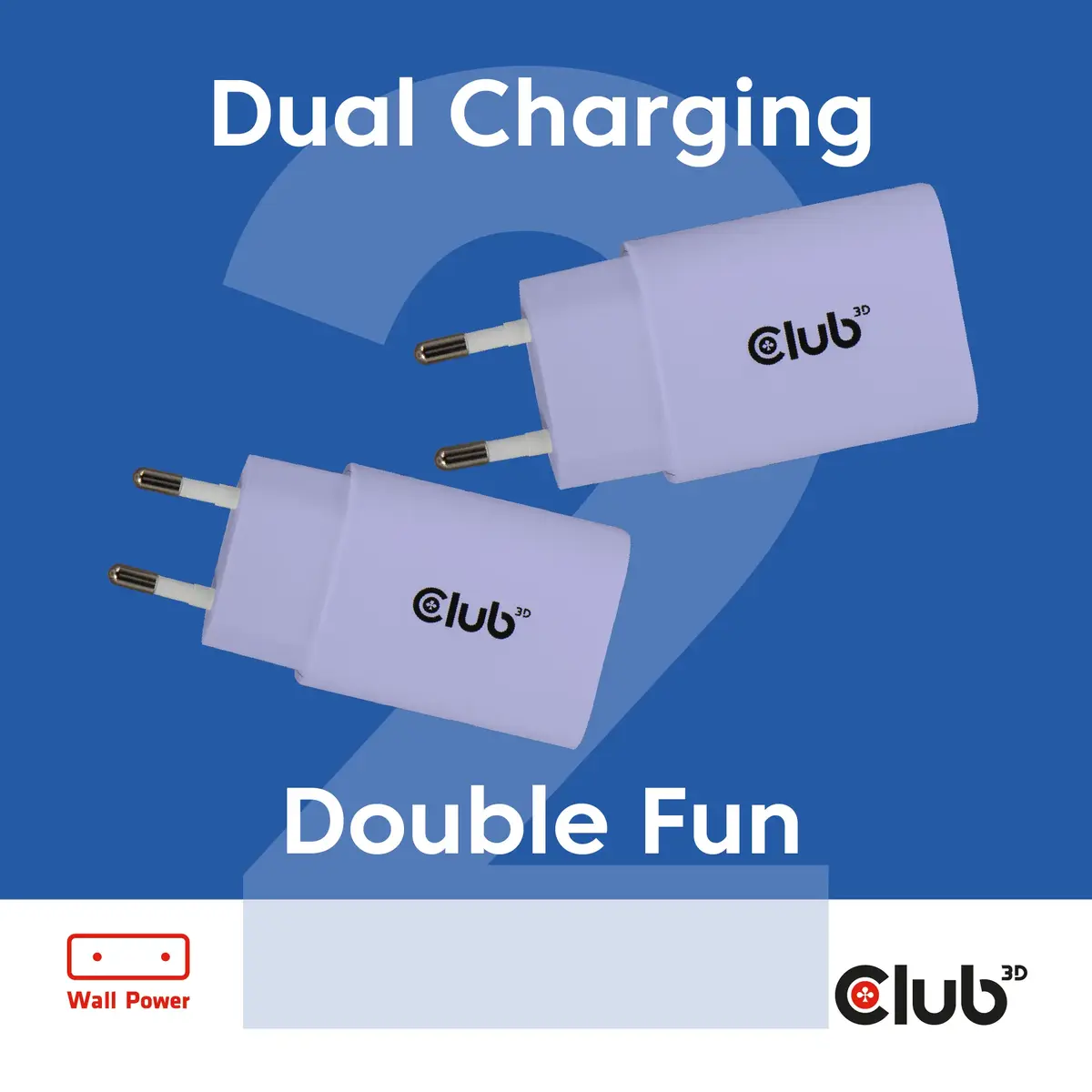 club 3d USB-C lādētājs 30W 2 komplekts Photo 2