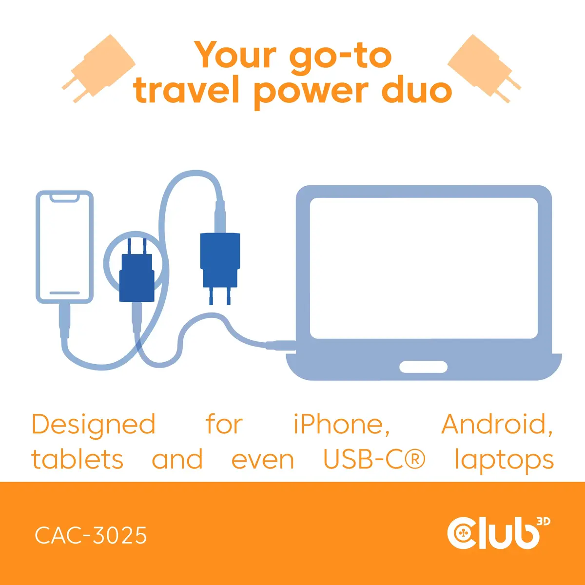 club 3d USB-C lādētājs 30W 2 komplekts Photo 4