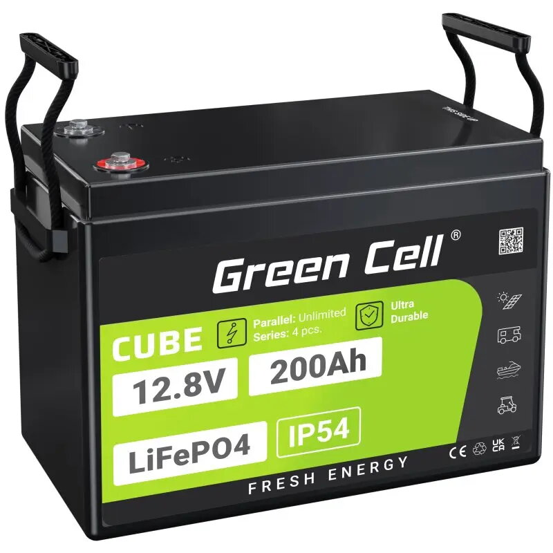 UPS akumulators Green Cell LFPGC12V200AH LiFePO4