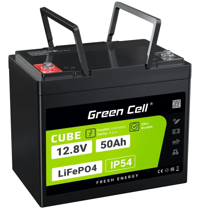 Green Cell LFPGC12V50AH Litija dzelzs fosfāta