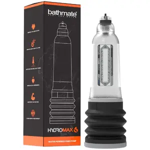 Penis pump Bathmate Hydromax 6 Clear — water-based enlarger, clear design