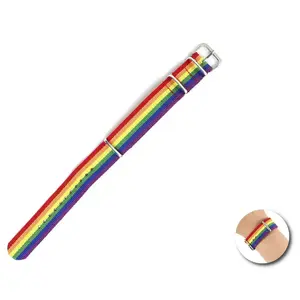 Bracelet PRIDE D-243911 Rainbow Colors Adjustable Size