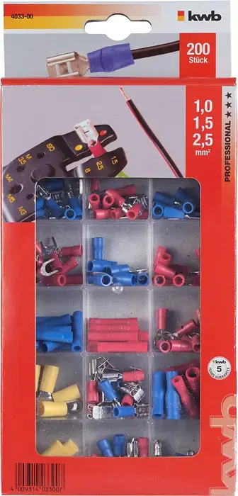 Kabeļu skava KWB 403300 Zila Sarkana
