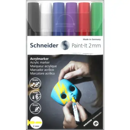 Маркер Schneider Schreibgeräte Paint-It 6 шт. Photo 2