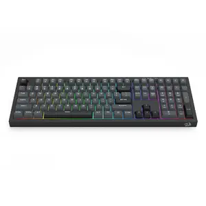 Keyboard REDRAGON K518-RGB-GB Crux Wired USB Black Membrane