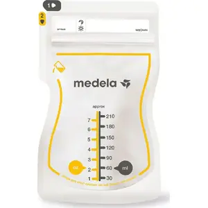 Krūts piena uzglabāšanas maisiņi MEDELA MEDE-183, 25 gab., sterili, vienreizlietojami