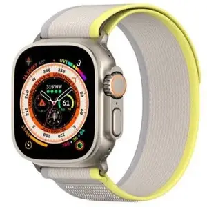 Sport Velcro Strap for Apple Watch by dux ducis — compatible with Apple Watch Series 1–9, SE (38/40/41 mm) Yellow