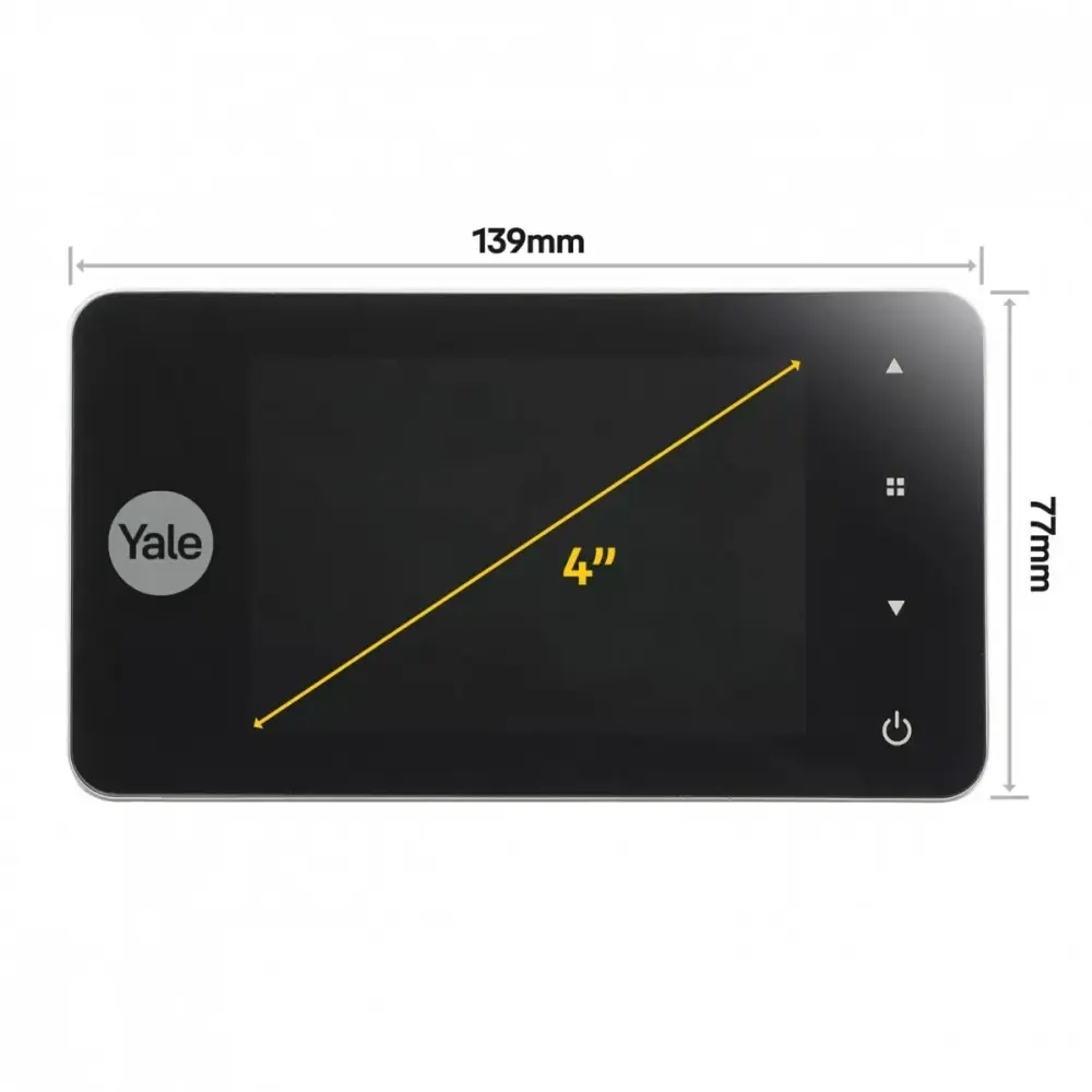Цифровой дверной глазок YALE HOME DDV 4500 Photo 3