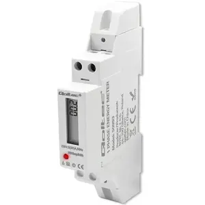 Vienfāzes elektroniskais skaitītājs QOLTEC 50993 230V 30A