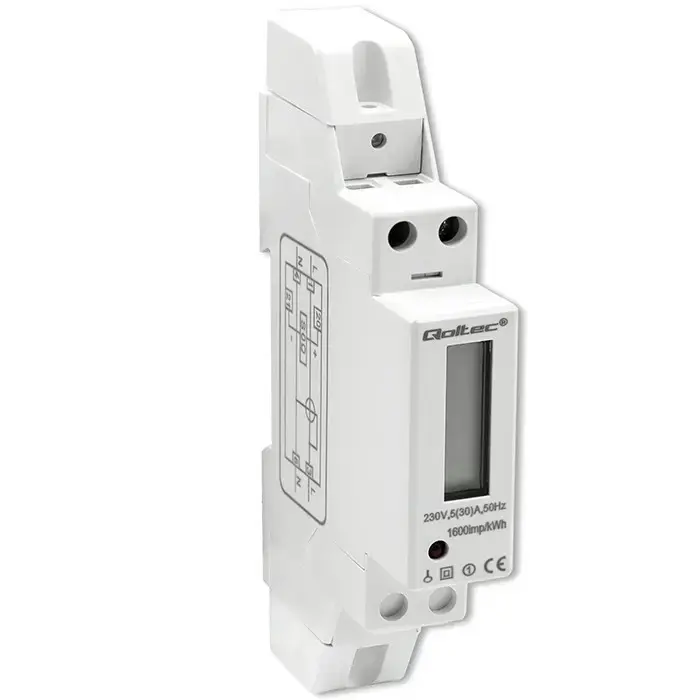 Vienfāzes elektroniskais skaitītājs QOLTEC 50993 Photo 5