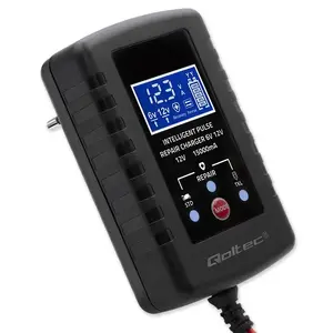 Battery charger QOLTEC 52426 for AGM/GEL/STANDARD batteries 6V/12V 2A with LED display