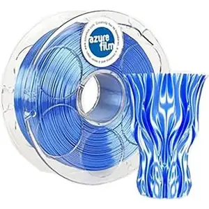3D-филамент Flashforge Azurefilm Silk Ocean Blue 1,75 мм 1 кг