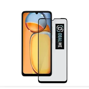 Защитное стекло iLike для Xiaomi Redmi 13C 4G — черное, закаленное