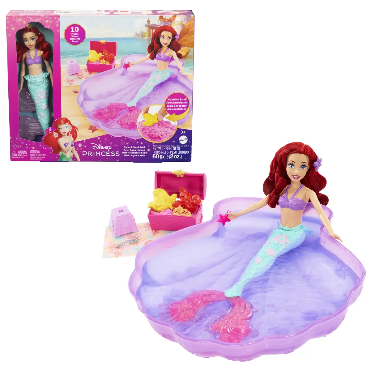 Mattel Ariel lelle ar baseinu HWB39 Photo 8