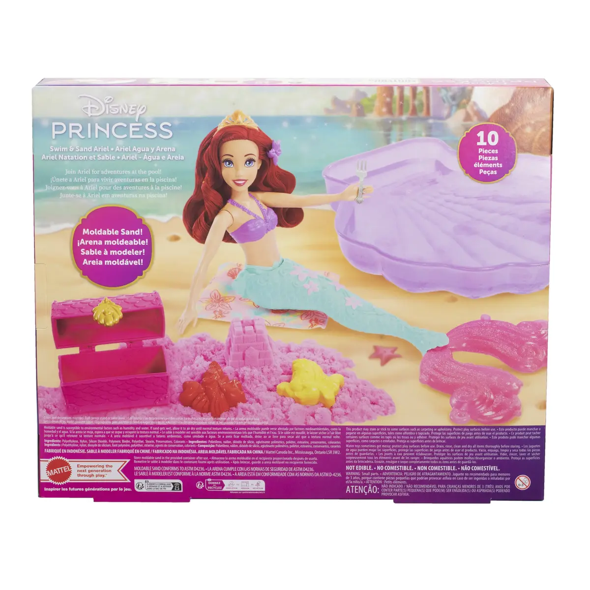 Mattel Ariel lelle ar baseinu HWB39 Photo 9