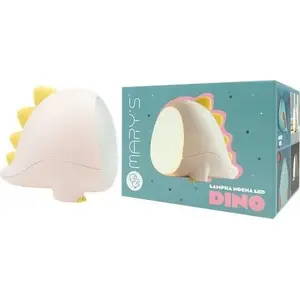 Night Lamp Plexido LED Dino Pink — children's LED nightlight, pink