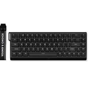 Mchose Ace 68 Mechanical Gaming Keyboard, Ice Blue Magnetic Switch, Black