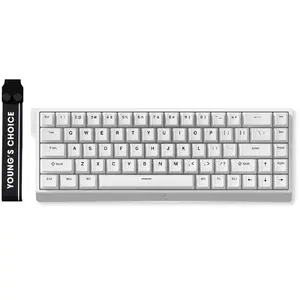 Mechanical Keyboard Mchose Ace 68 — 68‑key, Ice Blue Magnetic Switch, White