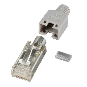 Разъём RJ-45 Hirose H7540.12-100 — штекерный (мужской), серый, упаковка 100 шт.