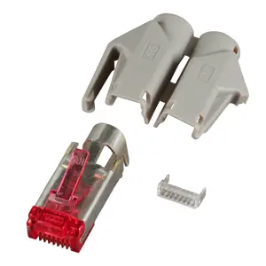 Wire Connector RJ-45 EFB Elektronik H7641.12-50 Male Grey Red 50 pcs