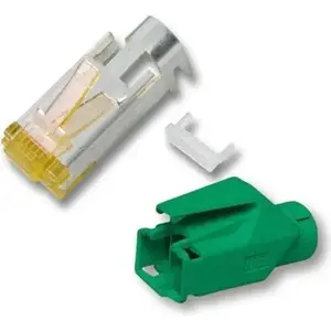 Hirose RJ-45 Inline Coupler H7642.8-100, female-to-female, transparent