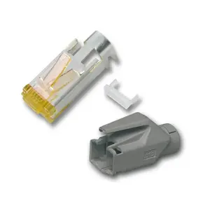 Разъем RJ-45 мужской Hirose H7642.12-100, серый, упаковка 100 шт.