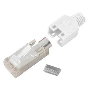 Разъем RJ-45 штекер Hirose H7540.1-50, бежевый, упаковка 50 шт.