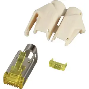 RJ45-Hirose STP TM31 бежевые 3-элементные разъёмы Cat.6A, набор 50 шт. от Hirose