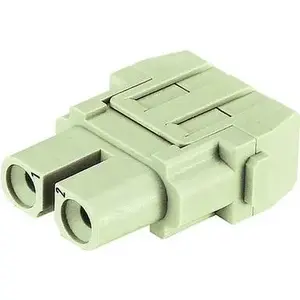 Crimp module female Harting 09140023102, rated 40 A, female crimp connector module