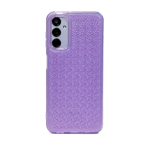 Силиконовый чехол iLike для Samsung Galaxy A14 5G — прозрачный фиолетовый