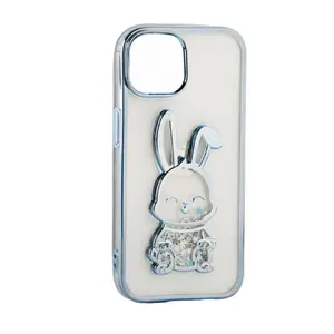 Silicone case for iPhone 11 by iLike — Print Desire Rabbit Blue